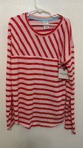 Arizona Girls&#39; Red Striped Kids&#39; Blouse Size Medium 10/12 (Reg), New With Tags - £12.11 GBP