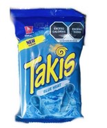 Barcel Takis Azul Blue Heat 65g Box w/5 bags papas snack authentic from ... - $18.76