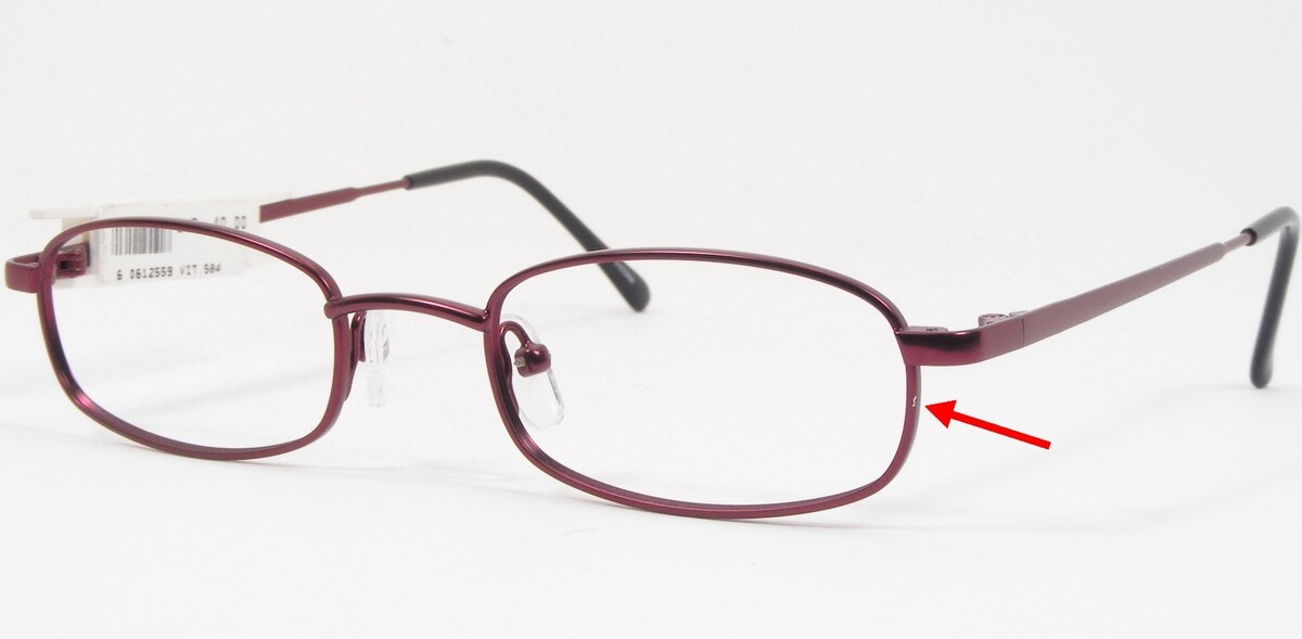 VISTAN 854 14 French Plum Einzigartig Selten Brille Rahmen 47-20-140 (No... - $41.57