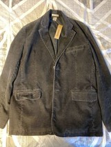 dkny blazer Large Black Corduroy - $68.46 CAD