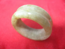Holy Rare Blessed Twin Green Jade Magic Ring Top Talisman Luck Life Thai... - £19.74 GBP