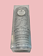 Shabby Chic Fine Design Paper Cups 20 Gray White SP3786-SC Hot Cold Disposable - £4.39 GBP