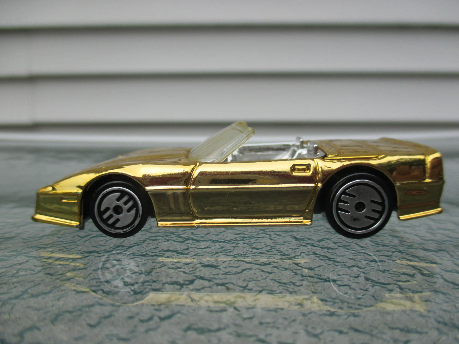Hot Wheels, Billionth, Custom Corvette (Convertible), Gold Chrome, Aprox... - $5.00
