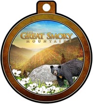 Great Smoky Mountains with Black Bear Christmas Tree Ornament - €9,49 EUR