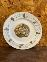 Vintage Wedgwood Beatrix Potter PETER RABBIT 8&quot; Plate #N526 Made England ExC - £18.00 GBP
