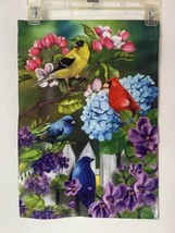 BRIARWOOD LANE Garden Flag 12.5x18 SPRING Birds , Flowers NWT - £6.07 GBP
