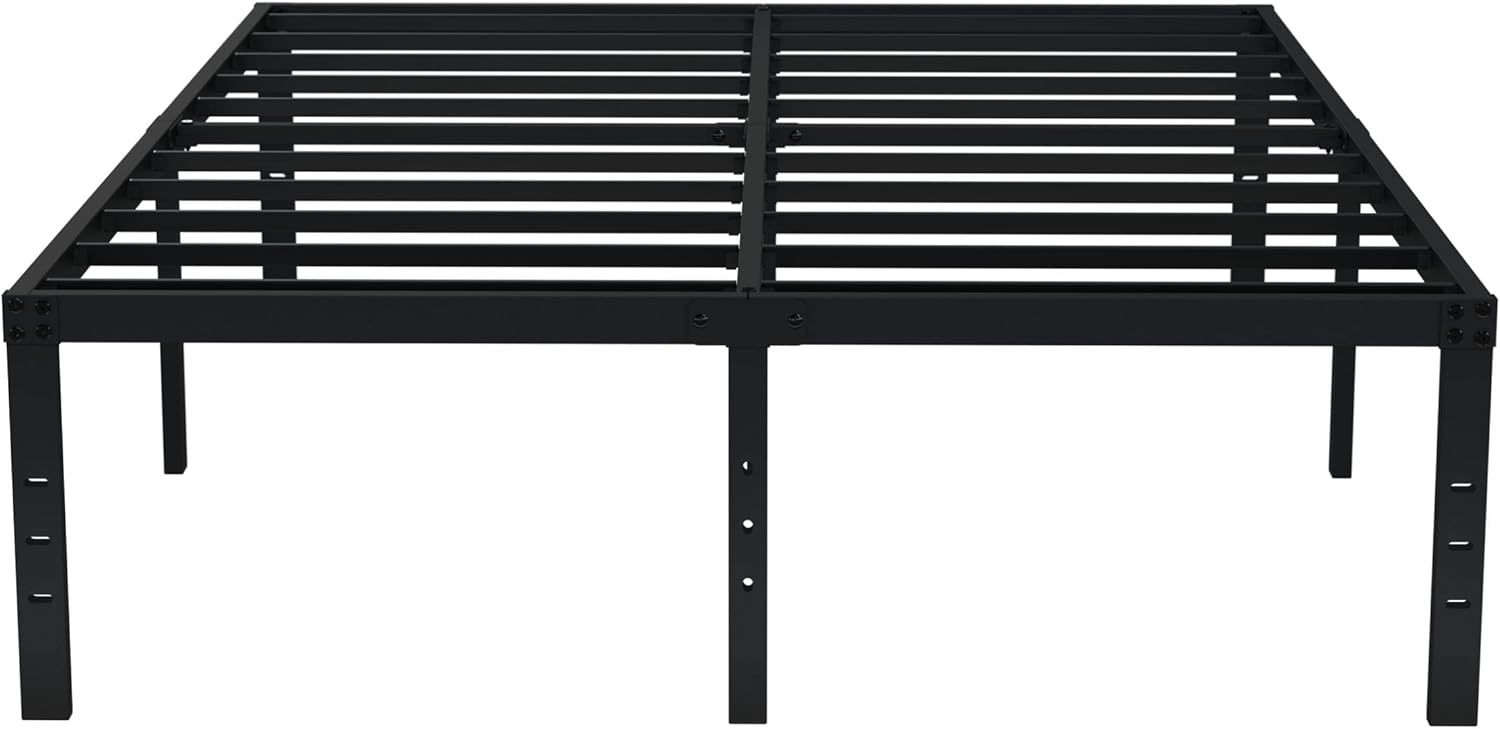 Emoda Queen Bed Frame No Box Spring Needed 18 Inch Heavy Duty Metal Tall... - $78.99