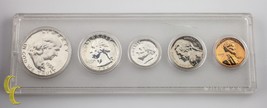1956 US Proof Set Franklin Washington Jefferson Roosevelt Lincoln 5 pc Coins - £83.21 GBP