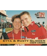 ETTA & RUSTY GLIDDEN 1992 Pro Set NHRA # 167 - $1.73