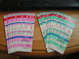 MLB 1983 Atlanta Braves Vs. Montreal &amp; St. Louis Full Unused Ticket Stubs Lot - £2.96 GBP