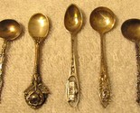 Set of 5 Bates and Klinke Sterling Silver Salt Spoons - $147.51