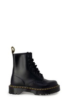 Dr. Martens Women Boots - 5 US EU 36 Black Leather Combat Platform Ankle New - $263.93