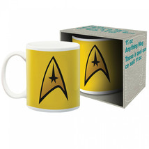 Star Trek Captain Logo Ceramic Mug Multi-Color - $20.98