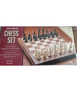 Hand Crafted Wooden Portable Folding 12&quot; Board Chessboard Game Chess Set... - $376.79 MXN