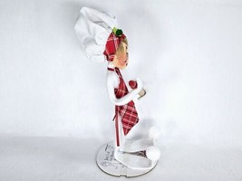 Annalee 9&quot; White Sugar &amp; Spice Baker Chef Christmas Elf With Rolling Pin - £16.01 GBP