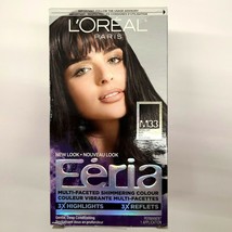 L&#39;Oreal Paris Feria M33 Natural Soft Black Multi-Faceted Shimmering Hair Color - £12.17 GBP