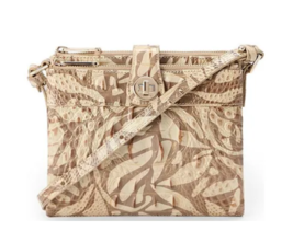 Brahmin Mina Crossbody Stepping Stone Melbourne Leather multi foliage - $196.98