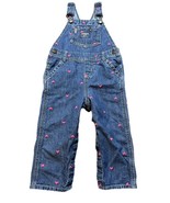 Osh Kosh 24 Month Overalls Heart Denim Girls 100% Cooton - $374.59 MXN