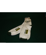 GREEN BAY PACKERS TEAM WHITE CREW SOCK SIZE LARGE WITH TAG NFL LICENSE S... - $16.97 CAD