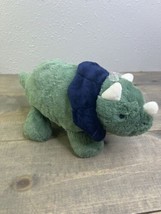 NWT Carters Just One You Blue Green Triceratops Dinosaur Plush Baby Toy ... - £22.21 GBP