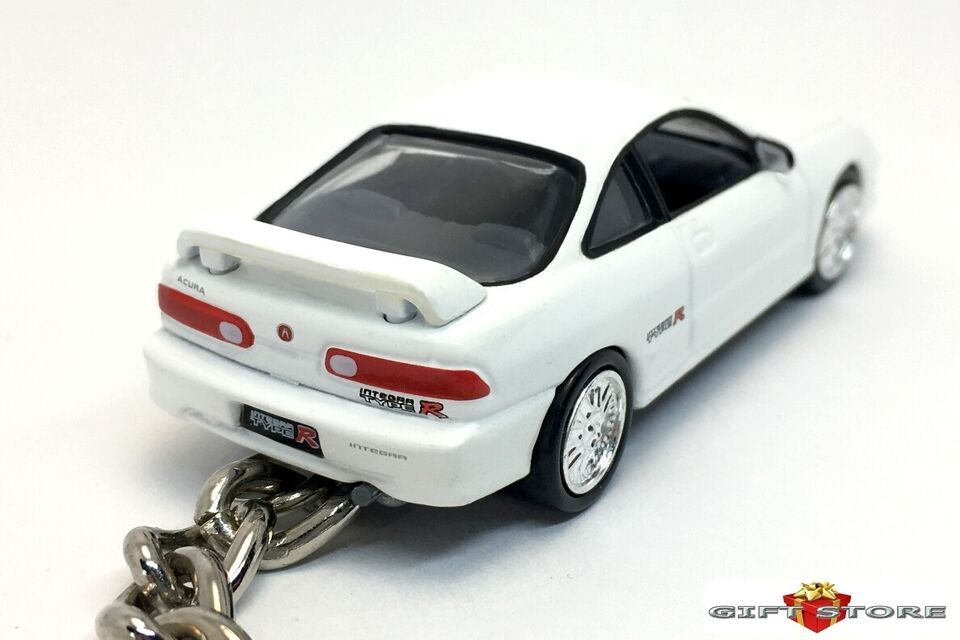 RARE KEYCHAIN WHITE HONDA ACURA INTEGRA TYPE R CUSTOM Ltd EDITION GREAT ...