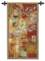 53x30 DAMASK Cherry Blossom Floral Oriental Asian Tapestry Wall Hanging - $193.05
