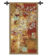 53x30 DAMASK Cherry Blossom Floral Oriental Asian Tapestry Wall Hanging - $193.05