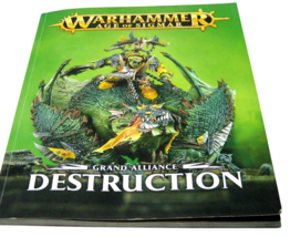 Warhammer Age of Sigmar Grand Alliance Destruction Book-Pre-Owned - $14.84