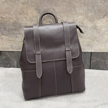  First Layer Cowhide Bag Vintage Handmade Female Bag Leather Bag Backpack - £75.05 GBP