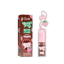 RUDE Berry Juicy Butter Lip Gloss Keychain Choco Glaze - $6.93