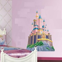Disney Princess Aurora Castle Mini Wall Mural Stickers Decor Decals Fathead New - £17.72 GBP