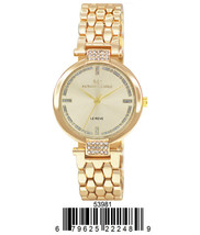 5398-Montres Carlo Gold Bracelet Watch - $41.98