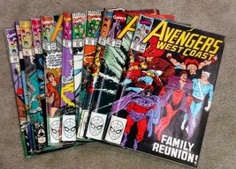 Lot.Of 11 Issues West Coast Avengers. # 57 59-63 65-69 - £118.03 GBP