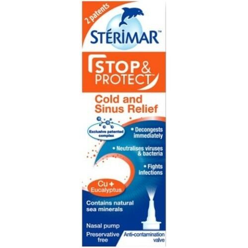 Sterimar Stop and Protect Cold and Sinus Relief Nasal Spray 20ml x 1 - $14.29
