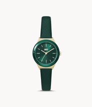 DKNY NY6629 Women&#39;s Parsons Three-Hand Green Leather Watch - £104.71 GBP