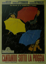 Singin&#39; in the Rain (Italian) (2) - Gene Kelly - Movie Poster - Framed P... - $32.50