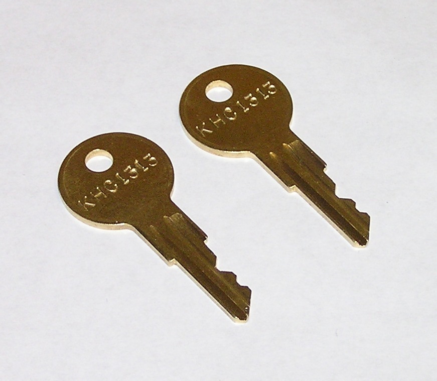 2 - KHC1313 Replacement Keys fit Kason, Kolpak, Norlake Refrigeration Equipment - $10.99