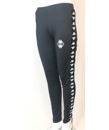 NWT Kappa x Shadow Hill Salber Leggings Black White Logo Leg S - $30.00