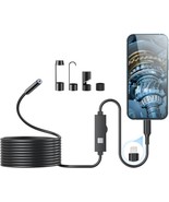 Endoscope Camera with Light 1920P HD Borescope Tools with 8 Adjustable L... - $72.10