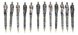 Pack Of 12 Medieval Crusader Knights Of The Cross Writing Pens Office Stationery - £34.36 GBP