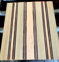 13 Piece White Oak Walnut &amp; Cherry Cutting Board Kit Wood Lumber Assembly Ready - £39.40 GBP