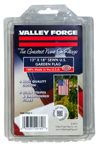 Valley Forge, American Flag, Cotton, 12&quot; x 18&quot;, Sewn United States Garden Flag - £15.97 GBP