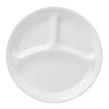 Corelle Winter Frost White 10.25&quot; Divided Dinner Plate - £10.94 GBP
