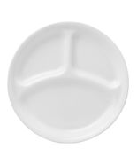 Corelle Winter Frost White 10.25&quot; Divided Dinner Plate - £10.94 GBP