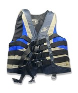 Body Glove, Adult XL 44"-48" Ski Vest Life Jacket USCG Type III PFD, Blues & Tan - £19.70 GBP