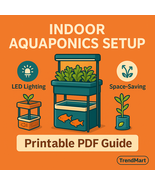 Indoor Urban Aquaponics Setup Guide – Printable PDF to Grow Vegetables &amp;... - $560.27 MXN