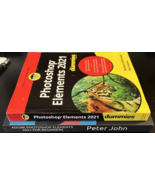 2 Photoshop Elements 2021 Help Books [for Dummies] [for Beginners] - $6.15 CAD