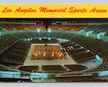 Los Angeles Memorial Sports Arena Los Angeles California CA Chrome Postc... - $2.92