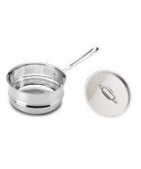 All-Clad 3 quart steamer insert w/LID for 3 and 4 quart  All-Clad saucep... - $1,658.38 MXN