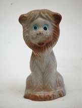 Old Vintage Whimsical Ceramic Baby Wild Lion Figurine Shadowbox Shelf De... - $182.84 MXN